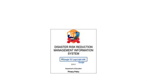 https //drrmis.deped.gov.ph login